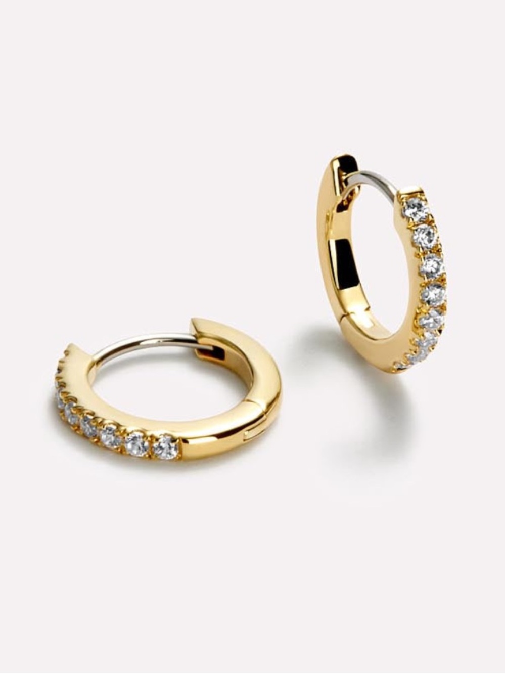 Kate spade Tiny Twinkles Pavé Mini Hoops